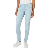Pepe Jeans Skinny-fit-Jeans SOHO im 5-Pocket-Stil mit 1-Knopf Bund und Stretch-Anteil blau