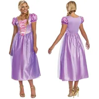 Disguise Disney-Prinzessin-Rapunzel-Kostüm für Erwachsene, offizielles Disney-Produkt, perfekt für Halloween und Karneval, Größe EU 8-10