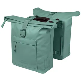 Basil Doppelte Fahrradtasche 41 l Grün