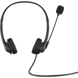 HP G2, Kabelgebunden, USB-A), Office Headset, Schwarz