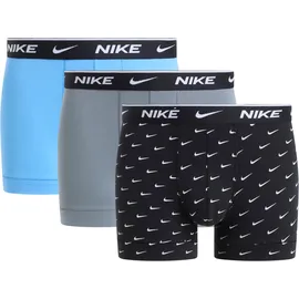 Nike Trunk 3PK Blau / Grau M 3er Pack