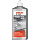 Sonax Polish+Wax Color silber/grau (500 ml) Politur mit grauen Farbpigmenten und Wachsanteilen, Art-Nr. 02963000