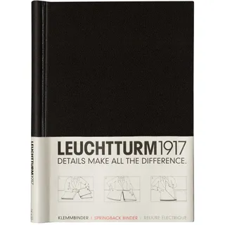 Leuchtturm 1917 LEUCHTTURM1917 318056 Klemmbinder PEKA für 150 Blatt, schwarz