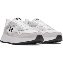 Under Armour "UA W MIRAGE SPORT", Damen, Gr. 38, weiß, halo gray, schwarz, Leder, Synthetik, Textil, Schuhe Sneaker