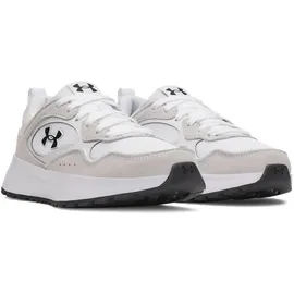 Under Armour "UA W MIRAGE SPORT", Damen, Gr. 38, weiß, halo gray, schwarz, Leder, Synthetik, Textil, Schuhe Sneaker