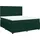 vidaXL Boxspringbett 180 x 200 cm Dunkelgrün