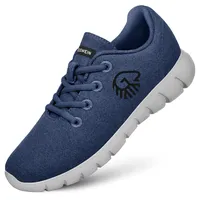 GIESSWEIN Merino Runners Men atmungsaktiv - Herren Sneaker für gesunden Gang - Bequeme leichte Arbeitsschuhe, ideal für Pflegeberufe - Freizeitschuhe - 40 EU