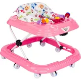 Tobi Gehfrei Lauflernhilfe Lauflernwagen Babywalker mit Spielset Rosa - Rosa