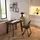 SKRAUT HOME Ausziehtisch 222 x 73 x 90 cm schwarz