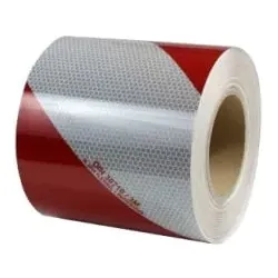 3M Warnstreifen IWM 13057 AP, rot/weiß 13057R10 , 1 Rolle, rechtsweisend