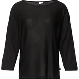 QS Strickpullover mit Fledermausärmeln Schwarz S