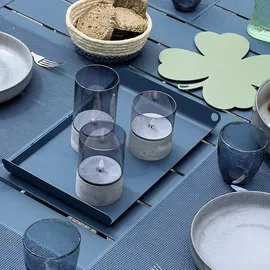 Brilliant Kerzen Bougie Grau 3 St.