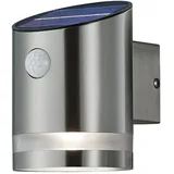 meineWunschleuchte 2er-Set Solar Außenwandleuchten mit Bewegungsmelder, Höhe 13cm