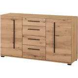 Home Affaire Sideboard Cantara 150 x 86 x 42 cm Eiche Evoke / Weiß