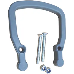 REMA Handgriff geschraubt flach 160A mit 2 Schrauben + Sicher.-Muttern 108910/95...