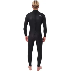Rip Curl Freelite 4/3 Mm Langarm-neoprenanzug Mit Reißverschluss Am Rücken - Black - MT