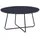 Home Deluxe Couchtisch Rund Novara Schwarz Eiche 88 x 47 cm