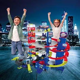 MAJORETTE Super Chase Center, mit Licht und Sound, B:112cm H:84cm T:70cm