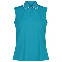 CMP WOMAN Polo Sleeveless tiffany (L915) 48