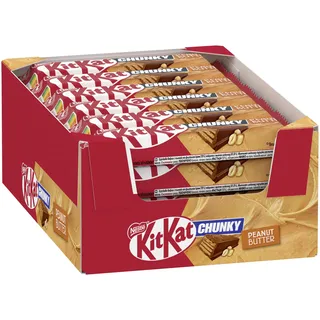 Nestlé KitKat Chunky Peanut Butter Schokoriegel 24x 42,0 g