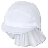 Sterntaler Schirmmütze Nacken Basic weiß 57 cm