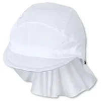 Sterntaler Schirmmütze Nacken Basic weiß 57 cm