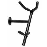 Classic Cantabile AS-21 Saxophon-Wandhalter - Für Alt- und Tenorsaxophone - Für Wandmontage - Schwarz