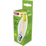 EMOS LED Lampe Candle, 1,8W 25W, 250lm, Warmweiß 3200 K,