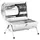 vidaXL Tragbarer Tisch-Holzkohlegrill 47852