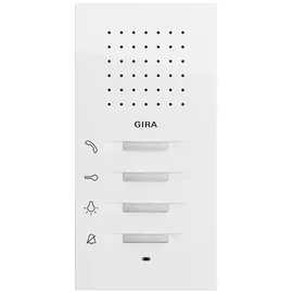 Gira 125070 Wohnungsstation Aufputz System 70 reinweiß