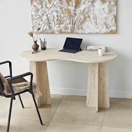 CaliCosy Schreibtisch 120 cm Beige