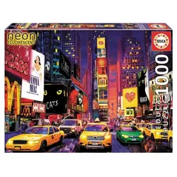 Educa Puzzle 9218499 - Neon Times square - 1000 Teile Puzzle