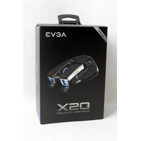 Evga X20 Gaming Mouse, Wireless, Grey, Customizable, 16,000 DPI,