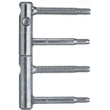 Sfs Holz-Türband 3-DIM zweiteilig, 15 mm, ø Standard/Bolzen lang
