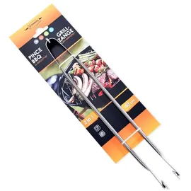 Broszio Grillzange 40 cm Edelstahl silber