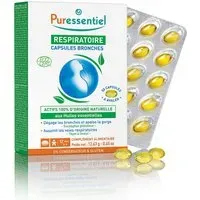 PURESSENTIEL RESPIRATOIRE Capsules Bronches aux HE BIO - 30 capsules Capsule(S) pc(s)