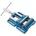 Schraubstock Metall 150 blau