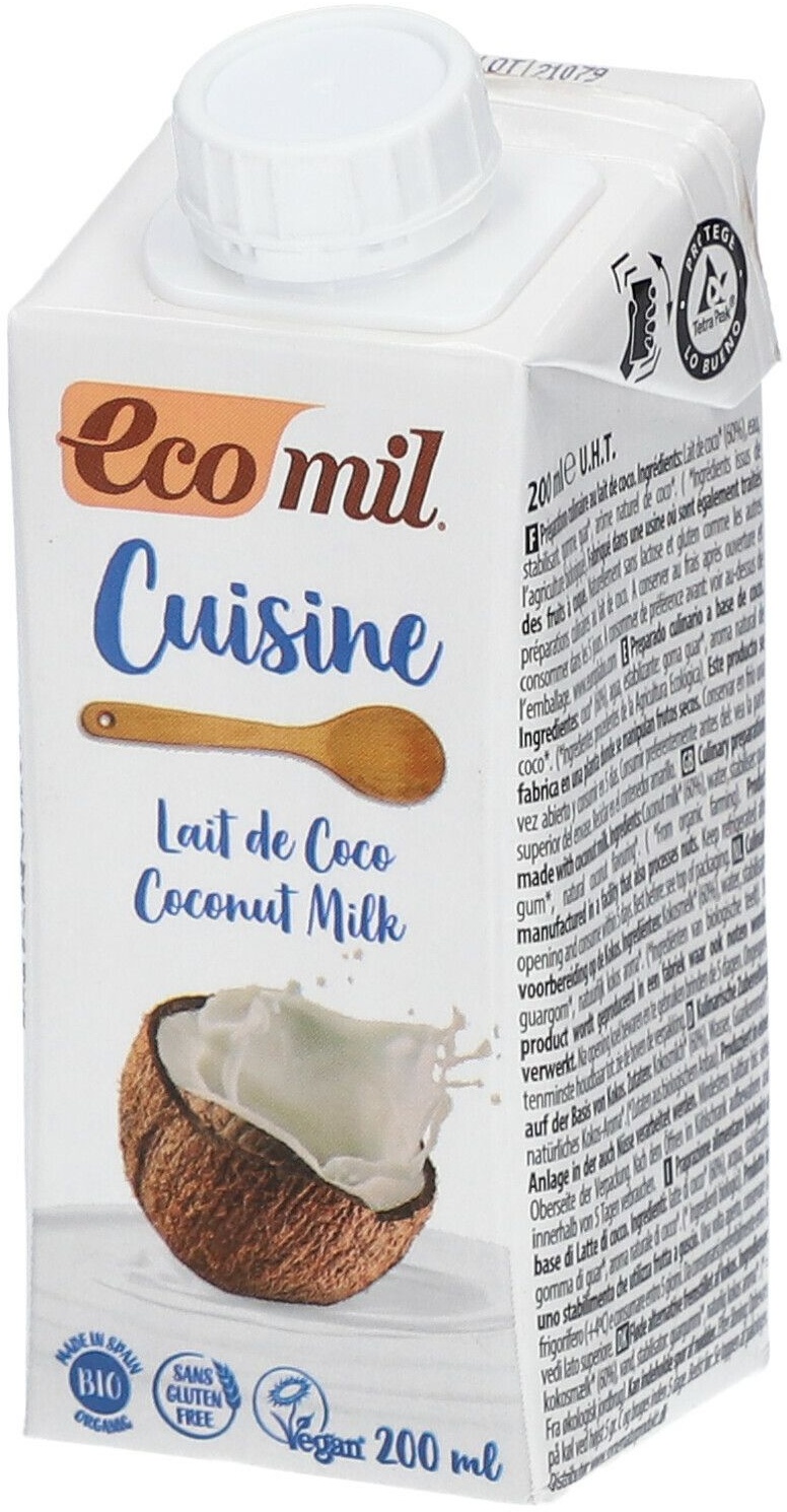 Ecomil Cuisine noix de coco Bio 200 ml 200 ml lait