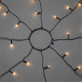 Konstsmide LED Baummantel Außen Kunststoff 2,4 m Bernstein