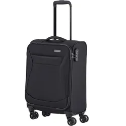 Travelite Chios 4-Rollen Kabinentrolley S 55 cm - Schwarz