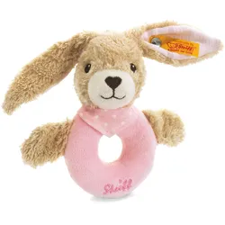 Steiff - Hoppel Hase Greifring 12 rosa