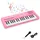Costway Kinder-Keyboard 37 Tasten tragbar 1 Rosa