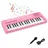 Costway Kinder-Keyboard 37 Tasten tragbar 1 Rosa