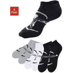 Chiemsee Sneakersocken, (Packung, 6 Paar), ideal für Sport & Freizeit Chiemsee schwarz, weiß, grau 35-38