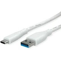 Value USB-A auf USB-C 3 m Weiß