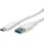 Value USB-A auf USB-C 3 m Weiß