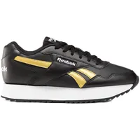 Reebok Glide Ripple Double Sneaker,Black Ftwwht Goldmt,37 EU