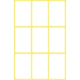 Avery Zweckform Mini-Organisationsetiketten Sonderformat, 38x24mm, weiß, 7 Blatt 3045