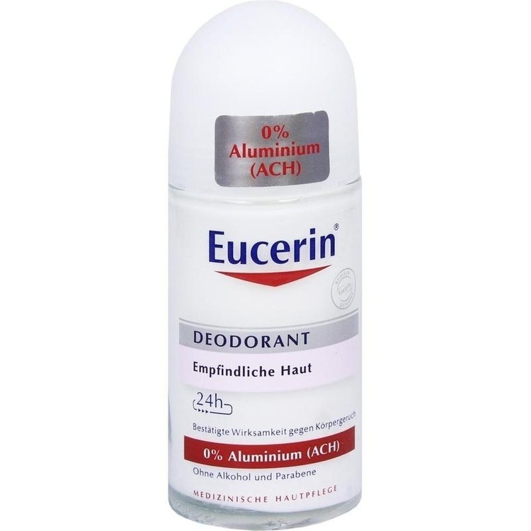 eucerin deodorant roll-on empfindliche haut 24h 0 aluminium