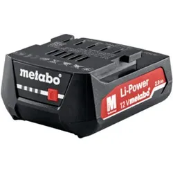 Metabo Li-PowerAkkupack 12 V - 2,0 Ah, "AIR COOLED"